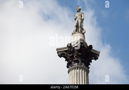 Nelsons Column lLondon UK Stockfoto