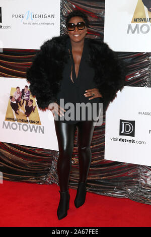 Die UK-Premiere von "Hitsville: Die Herstellung von Motown" im Odeon Luxe, Leicester Square - Ankunft mit: Mica Paris, Wo: London, Vereinigtes Königreich, wenn: 23 Sep 2019 Credit: Mario Mitsis/WENN.com Stockfoto