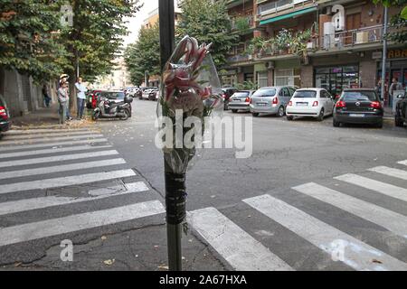 ROMA - OMICIDIO LUCA SACCHI Stockfoto