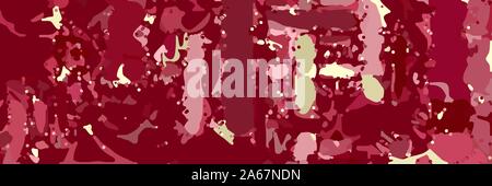 Abstrakte moderne Kunst Hintergrund mit dunklem Rot, Rosa und roten Farben. Stockfoto