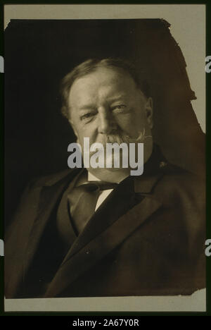 William Howard Taft, mit Kopf und Schultern im Porträt, Vorderseite Stockfoto