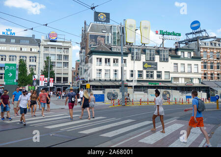 Leidesplein, Amsterdam, Niederlande. Stockfoto