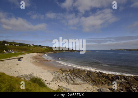 Allgemeine Ansicht der Sandstrand bei Talmine auf der einen 'Mhoine Halbinsel von Sutherland Schottland Großbritannien Stockfoto