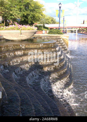 Antietam Creek Park Wasser Treppe 2. Stockfoto