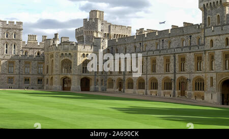 LONDON, ENGLAND - Oktober, 4 2017 Das kartenblatt im Schloss Windsor in der Nähe von London Stockfoto