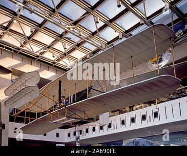 Brüder Wright Ebene im Air und Space Museum in Washington, D.C Stockfoto
