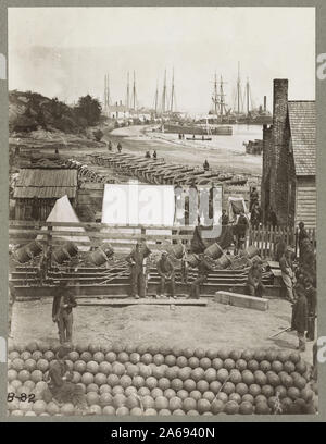 Yorktown, Va., Mai 1862. Eine Szene während des Bürgerkriegs Stockfoto