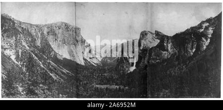 Yosemite Valley von Artist's Point Stockfoto