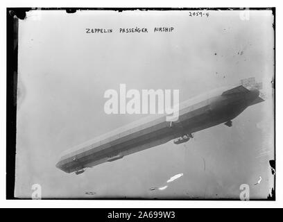 Passagier Zeppelin Luftschiff Stockfoto