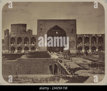 Zeravshan Okrug Stadt Samarkand Tillia Kari Madrasah gebaut von Yalanktush Bagadur, Vezir zu Imam-Quli Khan im Jahre 1648 (1058 Hidschra) Stockfoto