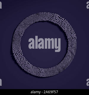 Schönen Hintergrund mit Kugeln, Wissenschaft, Molekül, Atom. 3D-Illustration, 3D-Rendering. Stockfoto