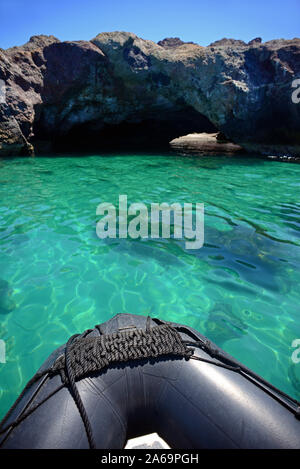 Die Erkundung der See von Cortez auf Sternzeichen, Baja California, Mexiko Stockfoto