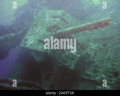Das Wrack der SS Thistlegorm im Roten Meer, Ägypten Stockfoto