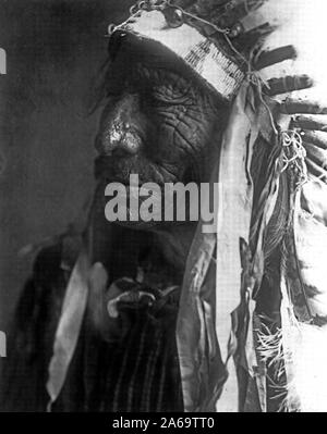 Edward S. Curits Native American Indians - Schnelle Elch (Hexaka Luzahan) Ca. 1907 Stockfoto