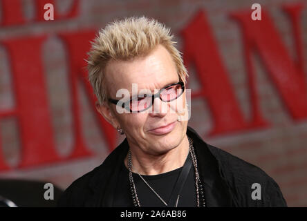 Hollywood, Ca. 24 Okt, 2019. Billy Idol, an der Los Angeles Premiere des Iren an der TCL Chinese Theatre in Hollywood, Kalifornien am 24. Oktober 2019. Credit: Faye Sadou/Medien Punch/Alamy leben Nachrichten Stockfoto