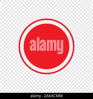 Bildschirm "aufnehmen" auf weißem Hintergrund Stock Vektor