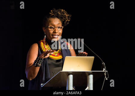 Bild von Chris Stier für Manchester Literaturfestival Malika Booker Sonntag, 8. Oktober, 19:00 Uhr internationalen Anthony Burgess Stiftung www.chrisbullphotographer.com Stockfoto