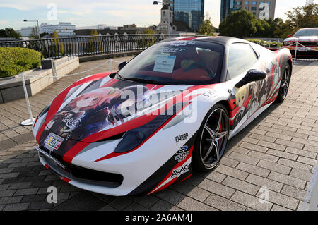 Tokio, Japan. 23 Okt, 2019. Drücken Sie auf der 46. Tokyo Motor Show 2019 am Messegelände Tokyo Big Sight. Tokio, 23.10.2019 | Verwendung der weltweiten Kredit: dpa/Alamy leben Nachrichten Stockfoto