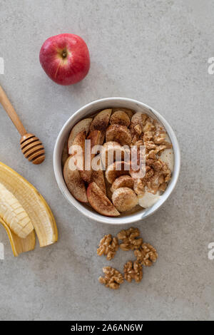Apfelkuchen Brei Stockfoto
