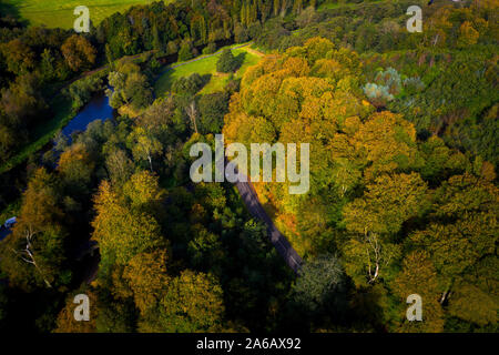 Minnowburn Strände und Fluss Lagan Belfast Stockfoto