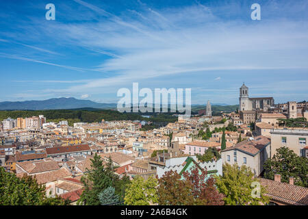 Skyline, Girona Sopain Stockfoto