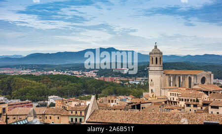 Skyline, Girona Sopain Stockfoto