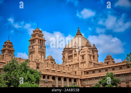 Umaid Bhawan Palace Jodhpur Rajasthan Indien Stockfoto