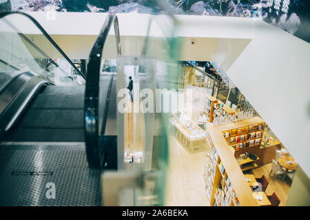 Muji retail Flagship Store in Shenzhen Muji Hotel. Stockfoto