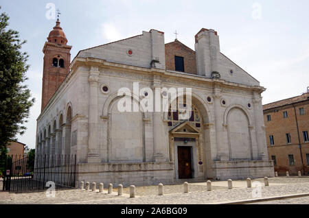 Unvollendete Kathedrale, von San Francesco da Rimini, Mausoleum der Familie Malatesta, Architekt Leon Battista Alberti, der erste Architekt der Renaissance Stockfoto