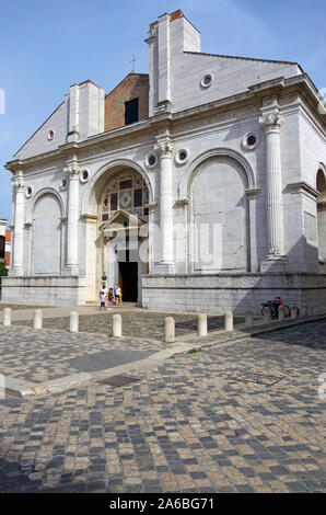 Unvollendete Kathedrale, von San Francesco da Rimini, Mausoleum der Familie Malatesta, Architekt Leon Battista Alberti, der erste Architekt der Renaissance Stockfoto