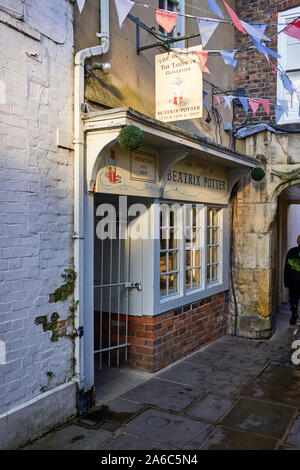 Der Schneider von Gloucester Beartrix Potter Attraktion und Shop Stockfoto