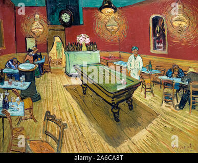 Le Café de Nuit (Die Nacht Café) von Vincent Van Gogh (1853-1890), Öl auf Leinwand, 1888 Stockfoto