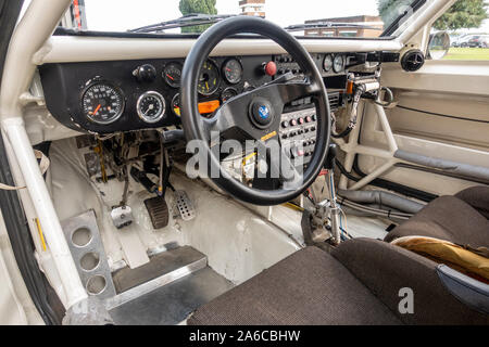 Audi Quattro S1 Rally Car Interior Stockfoto