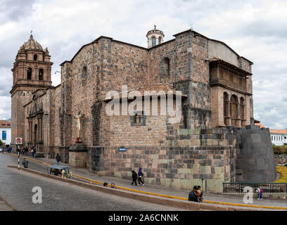 Die coricancha Tempel im Zentrum von Cusco Peru Stockfoto