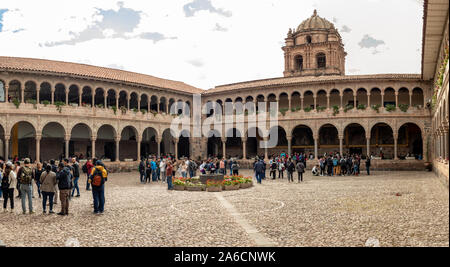 Die coricancha Tempel im Zentrum von Cusco Peru Stockfoto