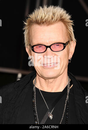 HOLLYWOOD, CA - 24. Oktober: Billy Idol die Premiere der von Netflix" Der Ire besucht' an TCL Chinese Theatre am 24. Oktober 2019 in Hollywood, Kalifornien. Stockfoto