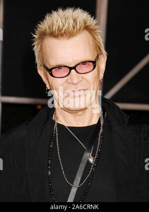 HOLLYWOOD, CA - 24. Oktober: Billy Idol die Premiere der von Netflix" Der Ire besucht' an TCL Chinese Theatre am 24. Oktober 2019 in Hollywood, Kalifornien. Stockfoto