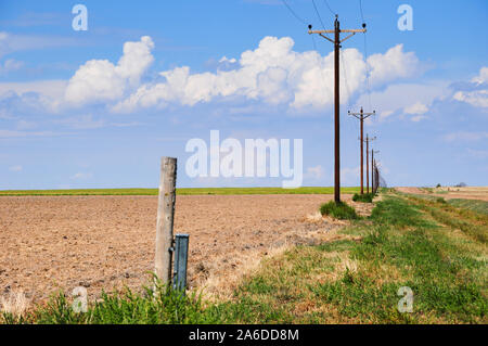 Die Linien der Landschaft im Zentrum von Colorado. Stockfoto