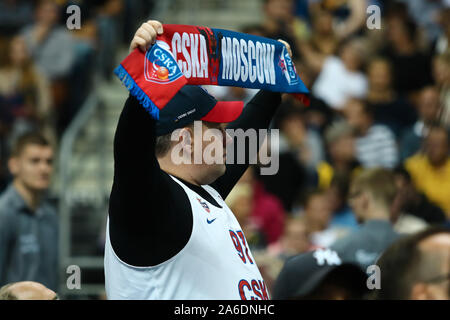 Berlino, Italien. 25 Okt, 2019. Ventilator cska moscaduring Alba Berlin vs CSKA Mosca, Basketball Euroleague Meisterschaft in Berlino, Italien, 25. Oktober 2019 - LPS/Michele Morrone Credit: Michele Morrone/LPS/ZUMA Draht/Alamy leben Nachrichten Stockfoto