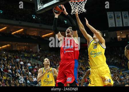 Berlino, Italien. 25 Okt, 2019. 20 Andrei vorontsevichduring Alba Berlin vs CSKA Mosca, Basketball Euroleague Meisterschaft in Berlino, Italien, 25. Oktober 2019 - LPS/Michele Morrone Credit: Michele Morrone/LPS/ZUMA Draht/Alamy leben Nachrichten Stockfoto