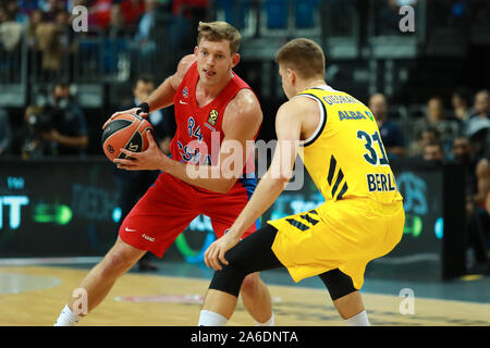 Berlino, Italien. 25 Okt, 2019. 84 Ron bakerduring Alba Berlin vs CSKA Mosca, Basketball Euroleague Meisterschaft in Berlino, Italien, 25. Oktober 2019 - LPS/Michele Morrone Credit: Michele Morrone/LPS/ZUMA Draht/Alamy leben Nachrichten Stockfoto