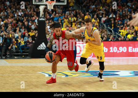 Berlino, Italien. 25 Okt, 2019. 23 Daniel hackettduring Alba Berlin vs CSKA Mosca, Basketball Euroleague Meisterschaft in Berlino, Italien, 25. Oktober 2019 - LPS/Michele Morrone Credit: Michele Morrone/LPS/ZUMA Draht/Alamy leben Nachrichten Stockfoto