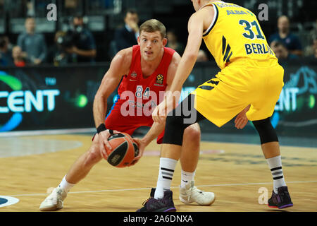 Berlino, Italien. 25 Okt, 2019. 84 Ron bakerduring Alba Berlin vs CSKA Mosca, Basketball Euroleague Meisterschaft in Berlino, Italien, 25. Oktober 2019 - LPS/Michele Morrone Credit: Michele Morrone/LPS/ZUMA Draht/Alamy leben Nachrichten Stockfoto