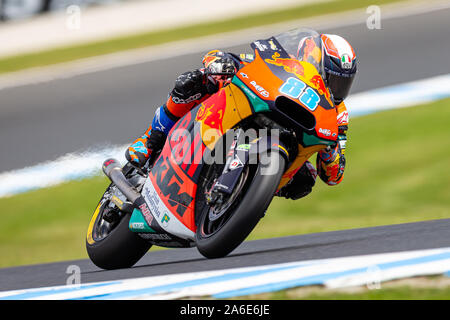 Phillip Island, Australien. 26. Oktober, 2019. Jorge Martin (88) Reiten für Red Bull Ktm Ajo (ESP) während der Freien Praxis 4 am Promac Generac australische MotoGP. Credit: Dave Hewison/Alamy leben Nachrichten Stockfoto