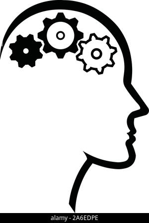 Künstliche Intelligenz konzeptionellen Bild Stock Vektor