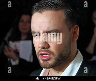 Liam Payne an der KISS Haunted House Party in der SSE, Wembley Arena in London. Stockfoto