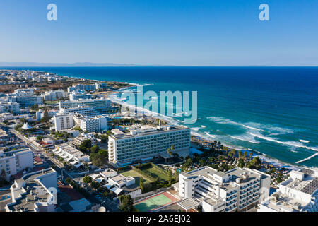 Luftaufnahme der beach Protaras, Zypern Stockfoto