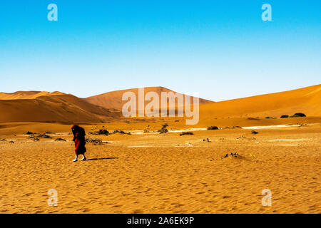 Die erstaunliche Namib Wüste bei Sossusvlei Stockfoto