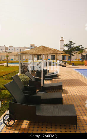 Hotel in Essaouira. Marokko Stockfoto