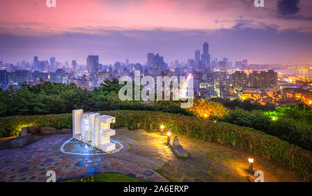 Martyr's Schrein Lookout, Kaohsiung, Taiwan Stockfoto